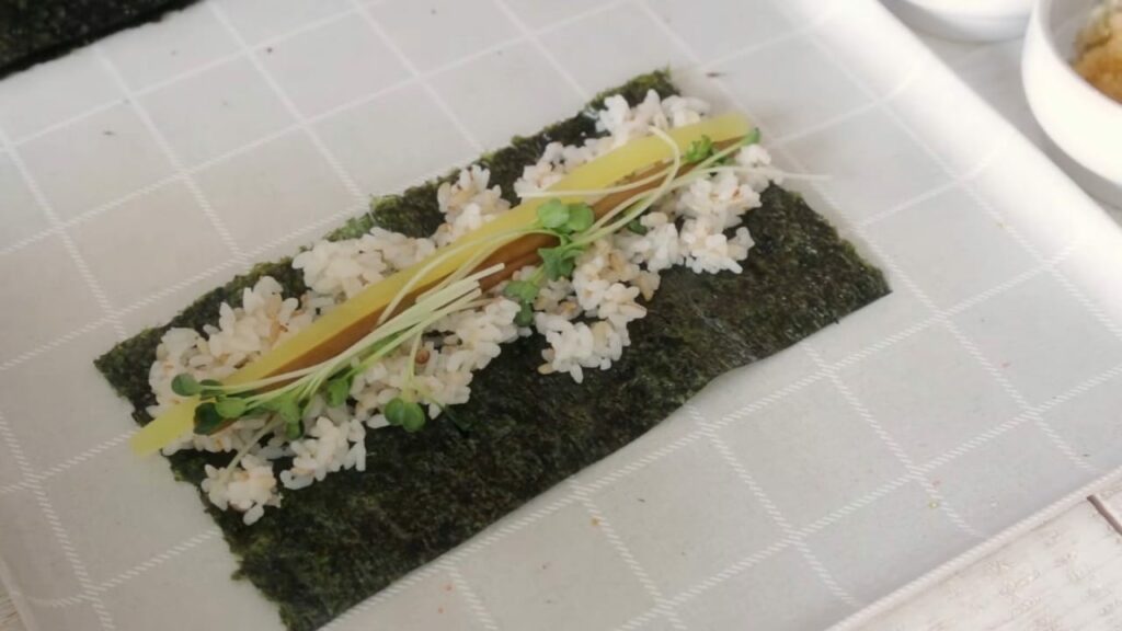 Flying Fish Roe Mini Gimbap Kimbap Cooking tree