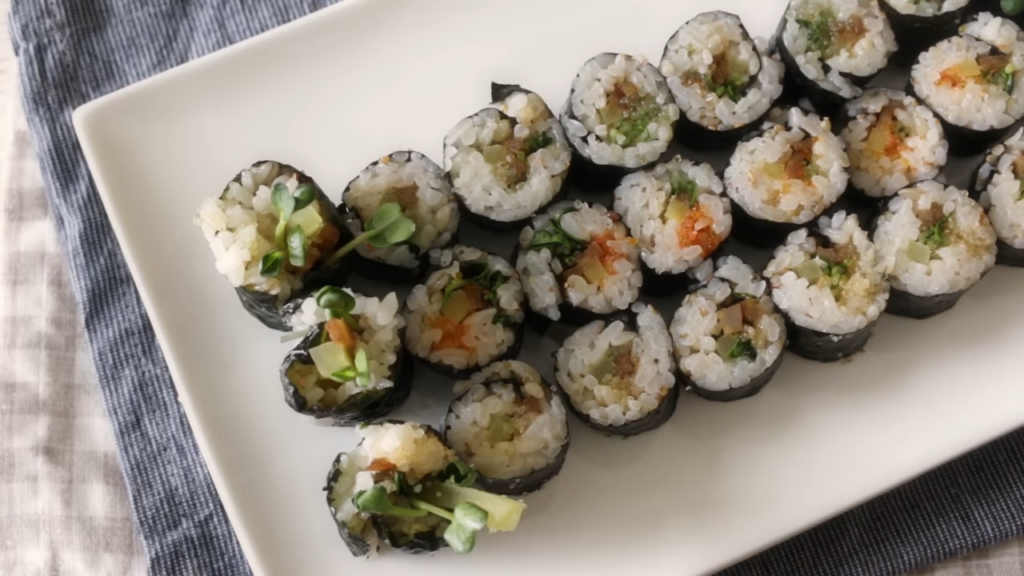 Flying Fish Roe Mini Gimbap Kimbap Cooking tree