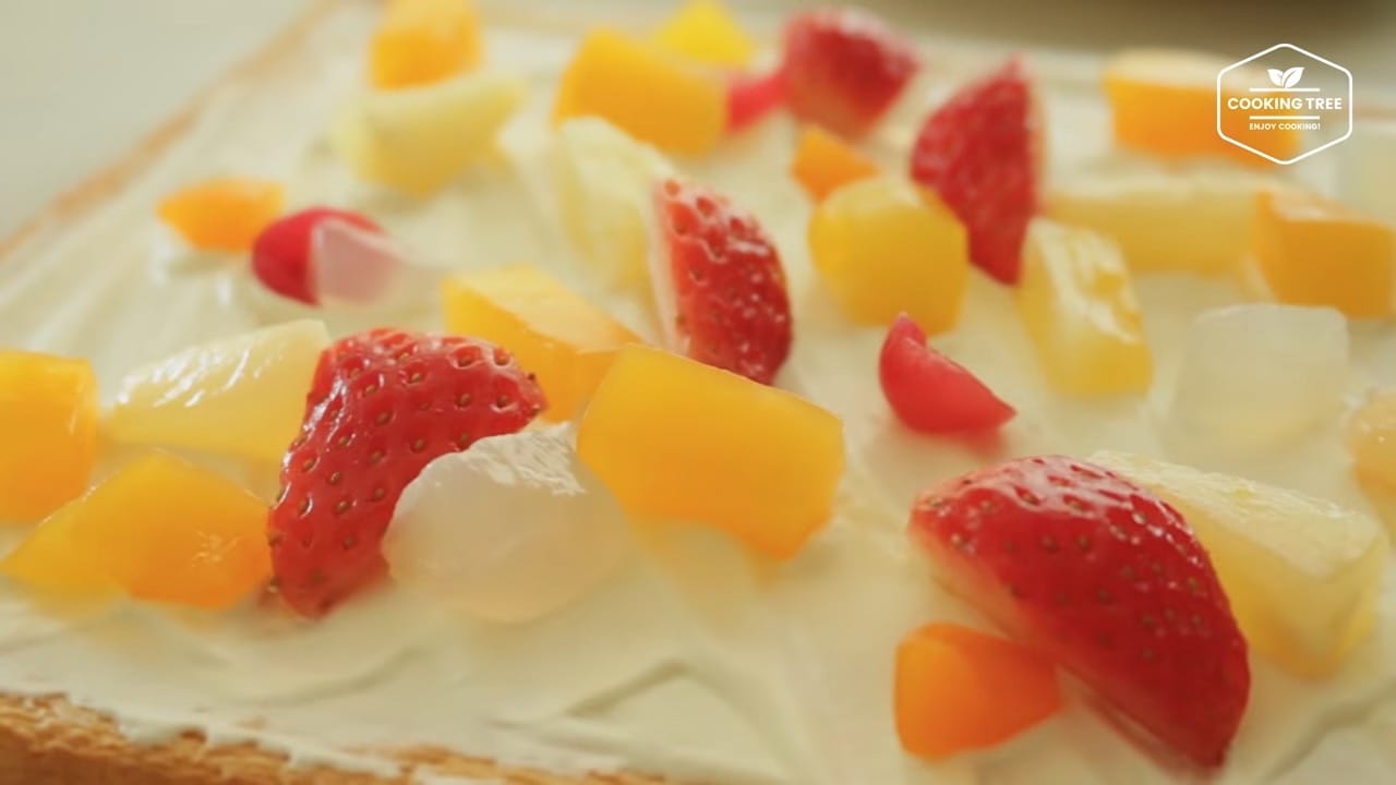 Fruits roll cake Recipe