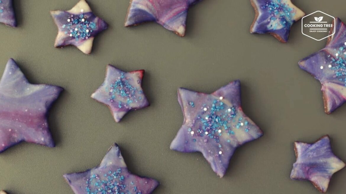 Galaxy chocolate cookies Cooking tree Galaxy chocolate cookies Cooking tree