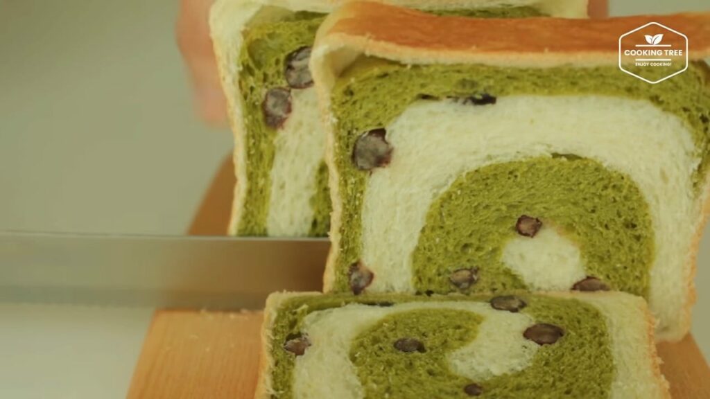 Green Tea Marble Cube Bread Recipe Matcha Bread Cooking tree