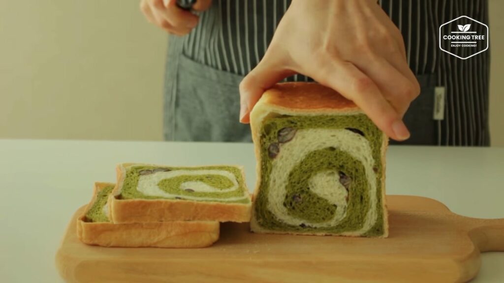 Green Tea Marble Cube Bread Recipe Matcha Bread Cooking tree