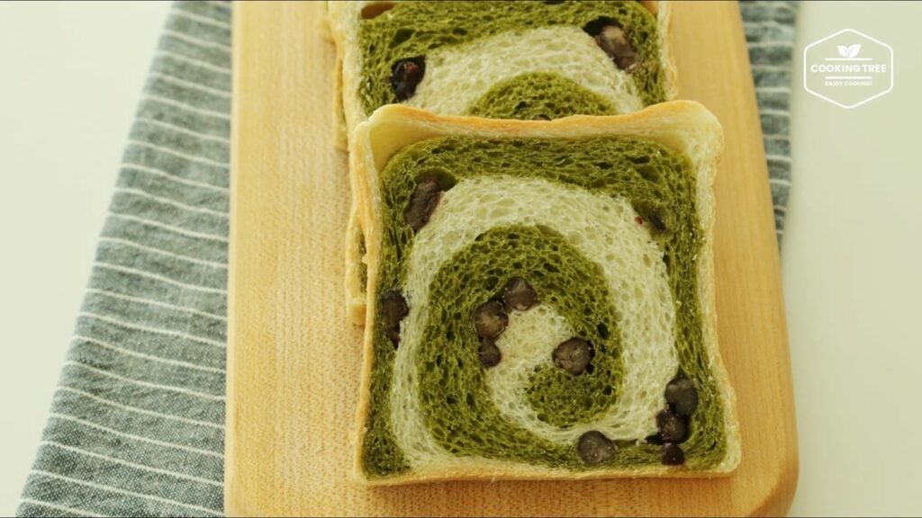 Green Tea Marble Cube Bread Recipe Matcha Bread Cooking tree