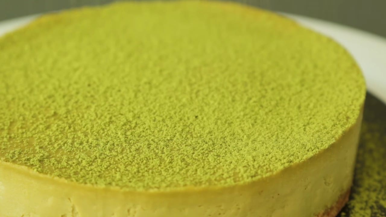 How to make Green tea cheesecake (Matcha cake)