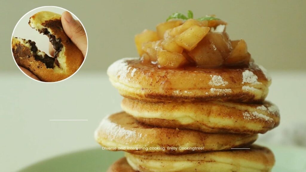 Rezept für mit Nutella gefüllte Ricotta-Käse-Pfannkuchen 6 Nutella Stuffed ricotta cheese pancake Recipe Cooking tree