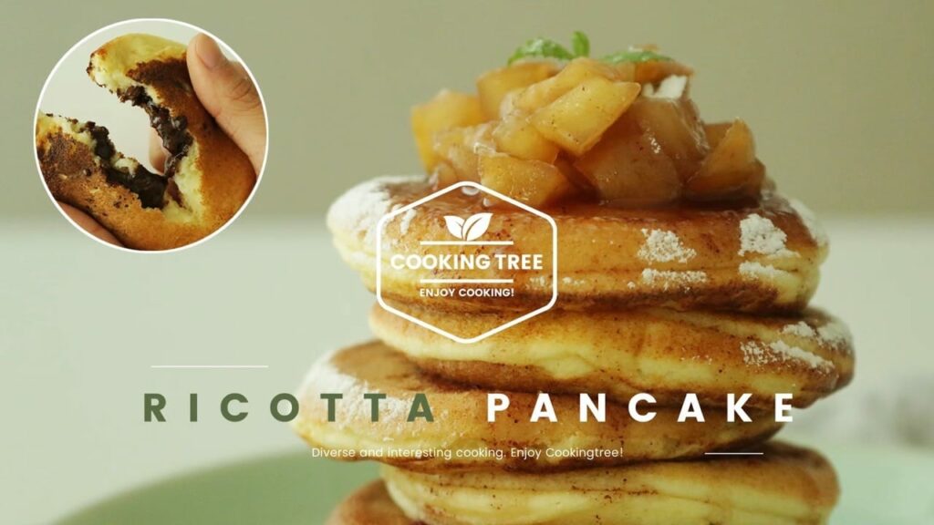 Rezept für mit Nutella gefüllte Ricotta-Käse-Pfannkuchen 7 Nutella Stuffed ricotta cheese pancake Recipe Cooking tree