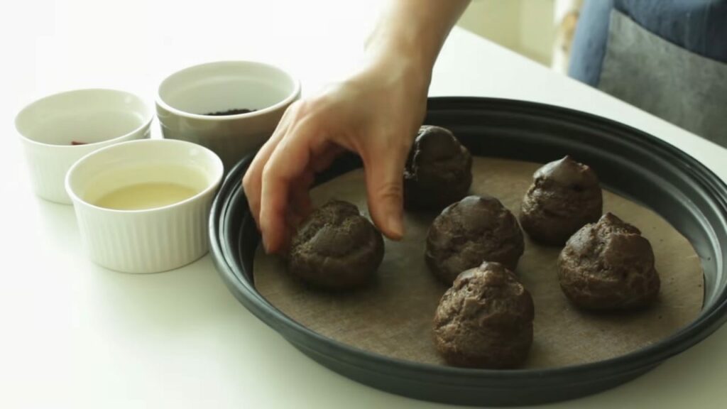 Oreo Cream Puffs chocolate choux Cooking tree