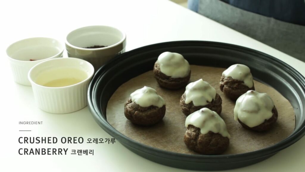 Oreo Cream Puffs chocolate choux Cooking tree