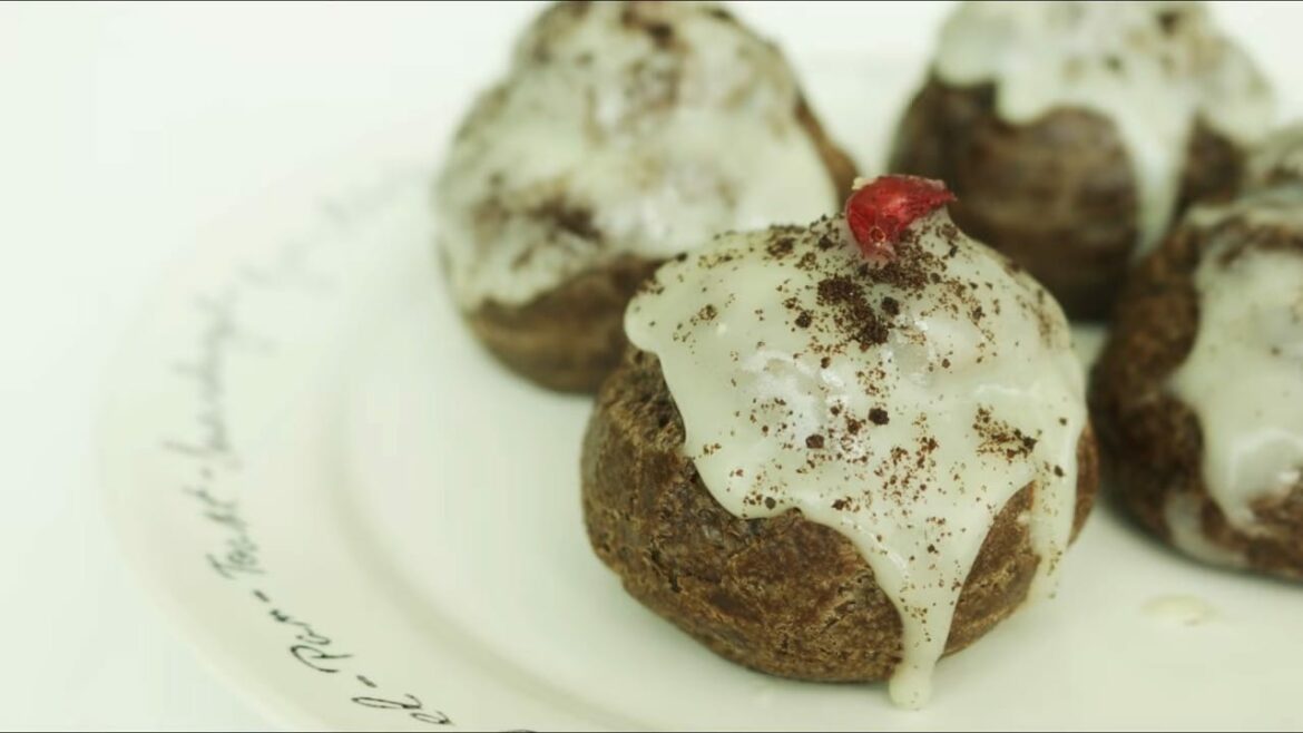 Oreo Cream Puffs chocolate choux Cooking tree Oreo Cream Puffs chocolate choux Cooking tree