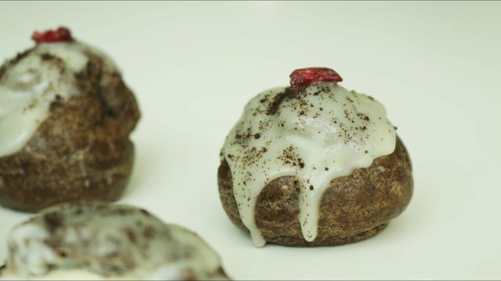 Oreo Cream Puffs chocolate choux Cooking tree