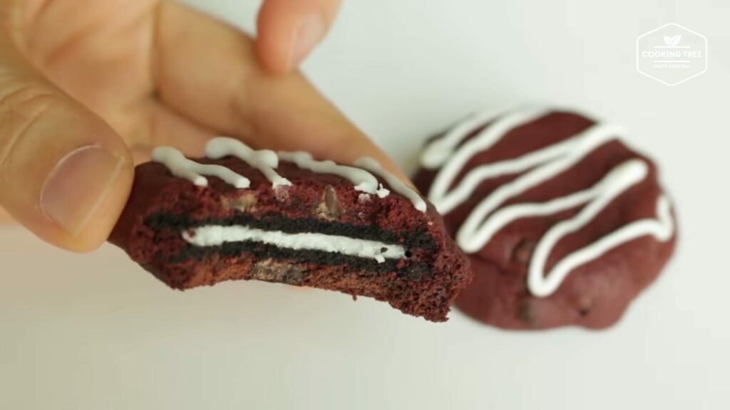 Oreo stuffed red velvet cookies Cooking tree