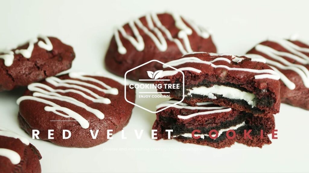 Oreo stuffed red velvet cookies Cooking tree