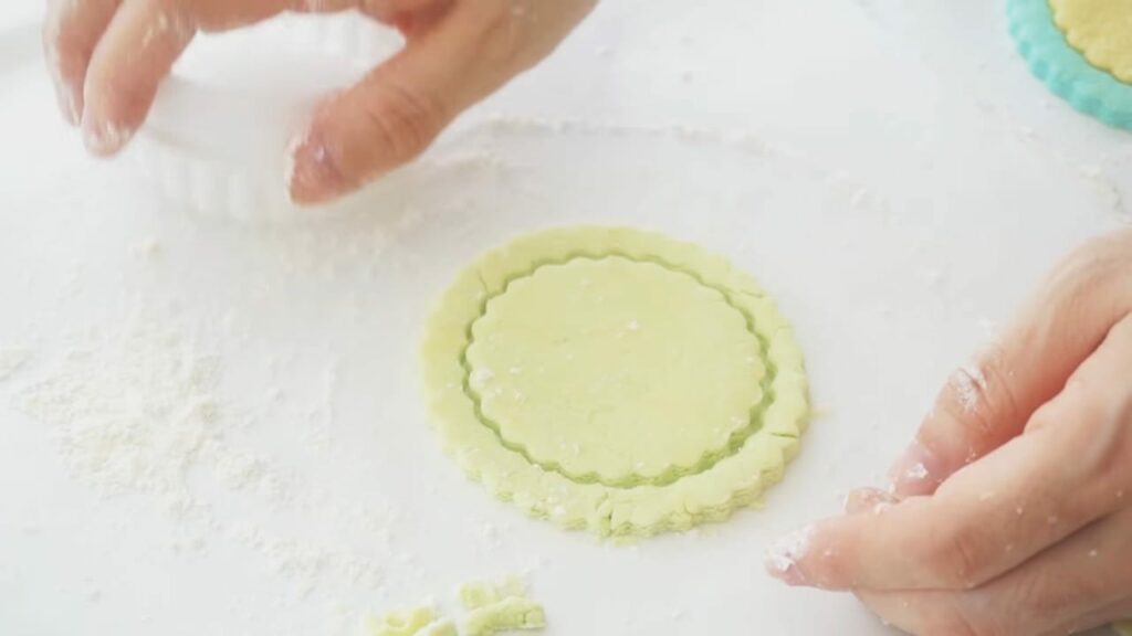 Pastel Rainbow Ruffle cookies Cooking tree