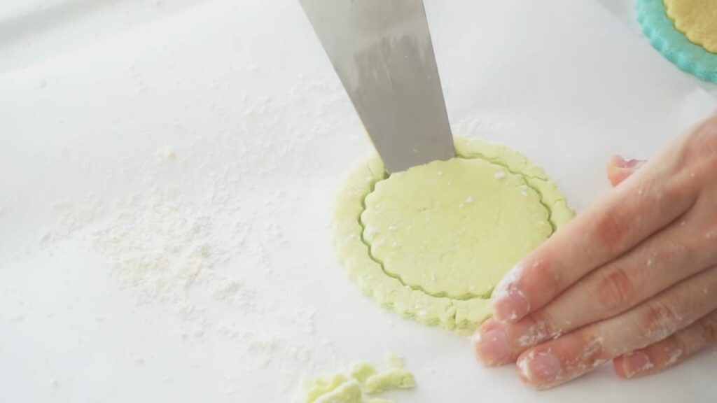 Pastel Rainbow Ruffle cookies Cooking tree