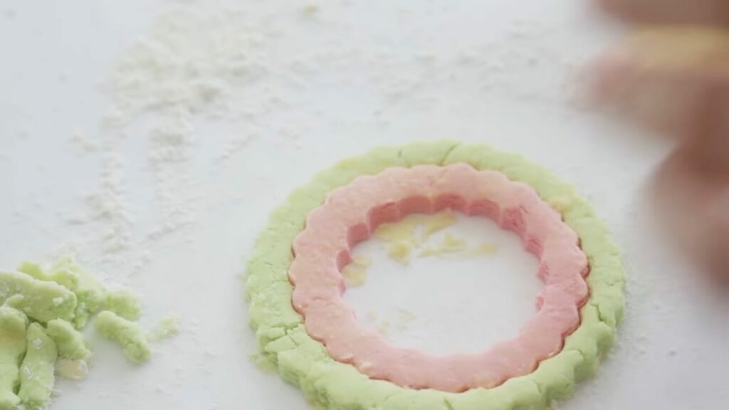 Pastel Rainbow Ruffle cookies Cooking tree