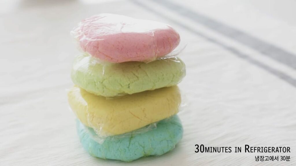 Pastel Rainbow Ruffle cookies Cooking tree