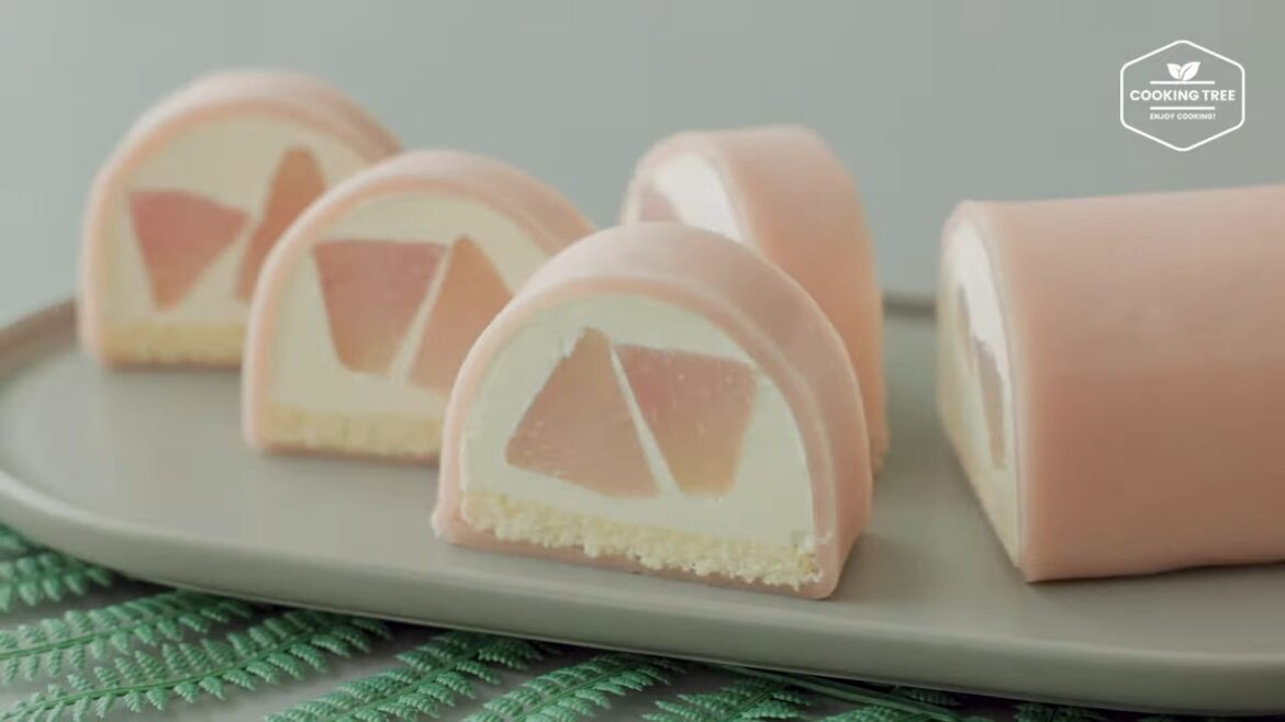 Peach Chapssaltteoke Rice Cake Mochi Recipe Cooking tree Peach Chapssaltteoke Rice Cake Mochi Recipe Cooking tree