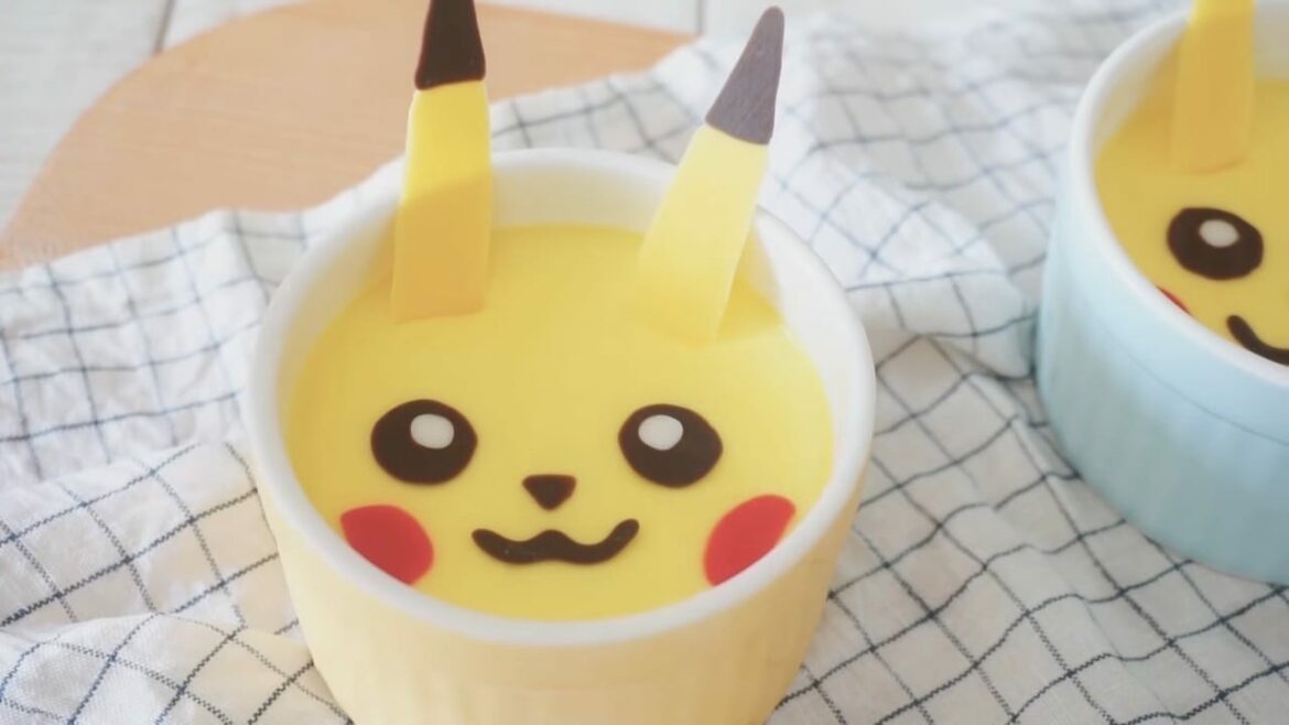 Pokemon GO Pikachu custard pudding Cookingtree Pokemon GO Pikachu custard pudding Cookingtree