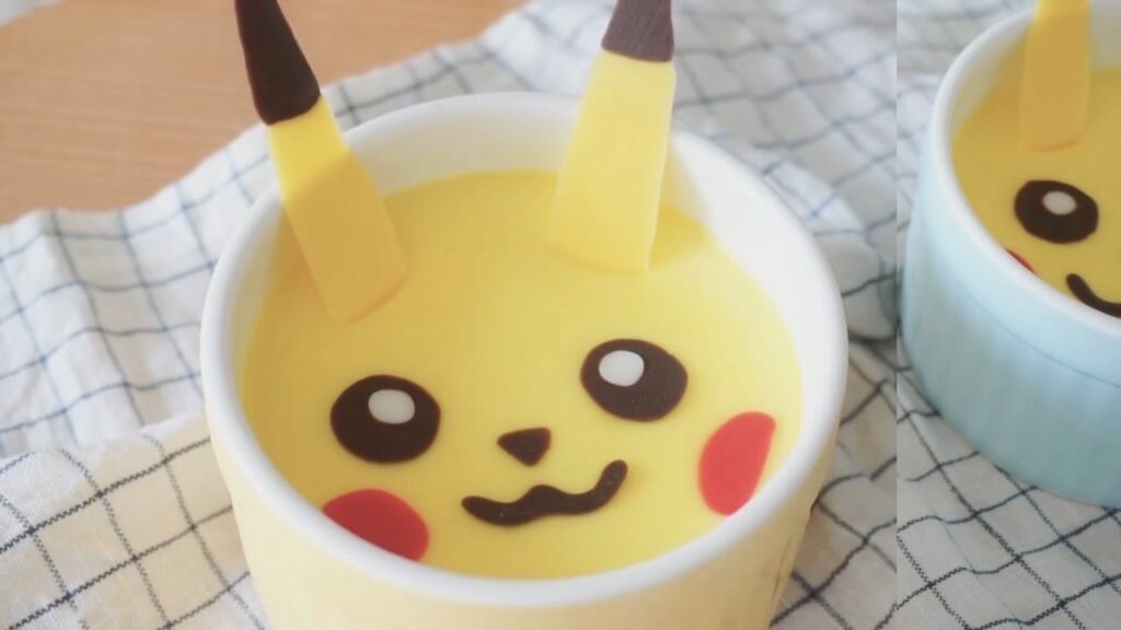 Pokemon GO Pikachu custard pudding Cookingtree