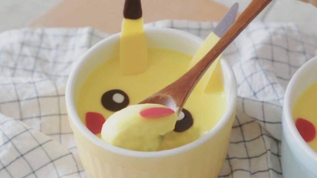 Pokemon GO Pikachu custard pudding Cookingtree