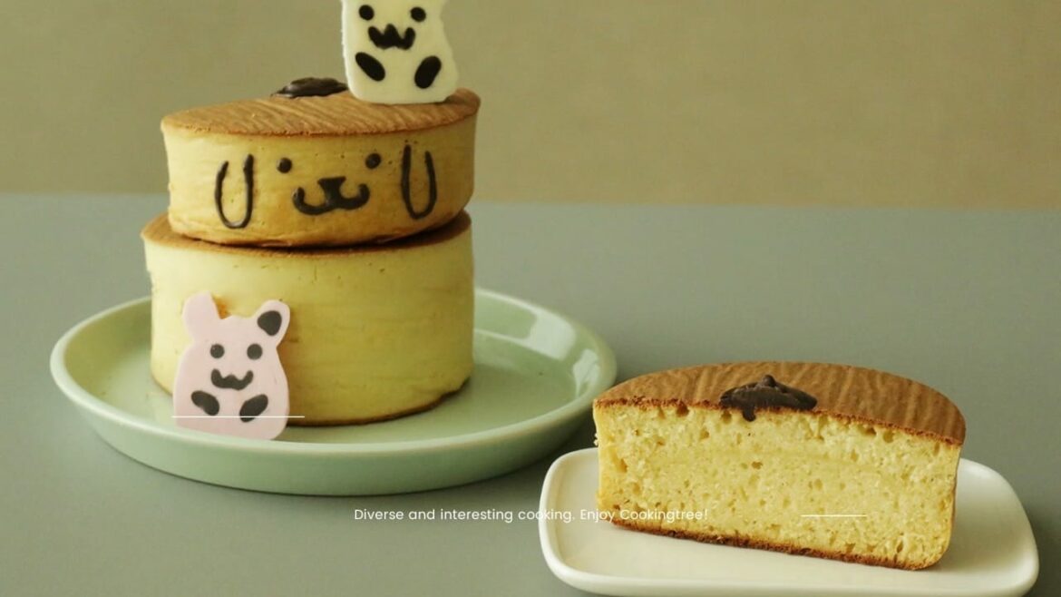 Pompom purin Thick pancake Cooking tree
