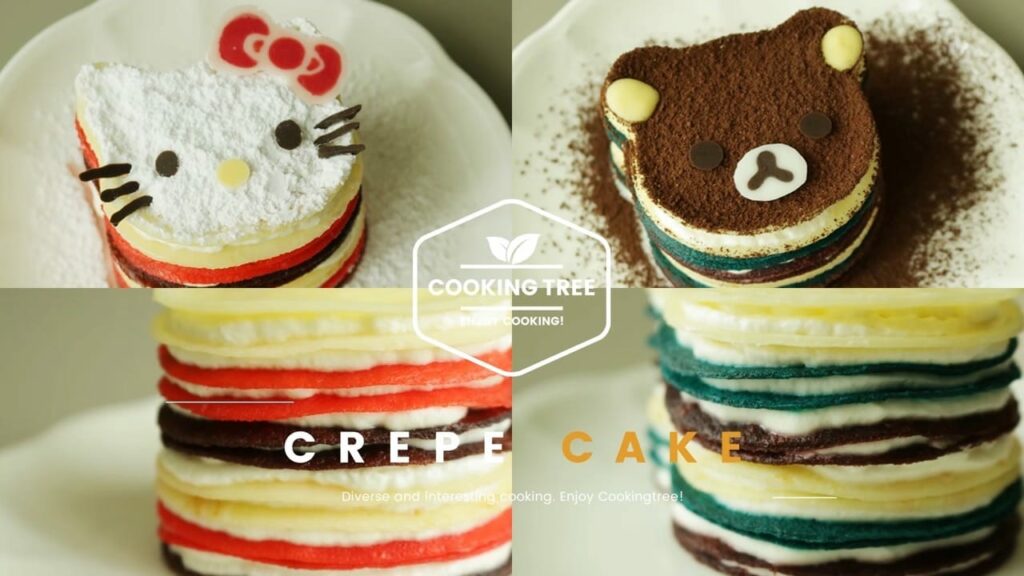 Rilakkuma Hello Kitty Crepe Cake Cooking tree