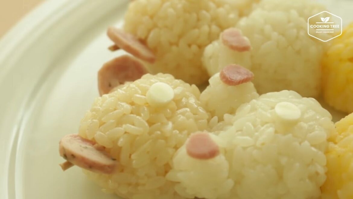 How to make Rilakkuma Rice ball Lunch Box