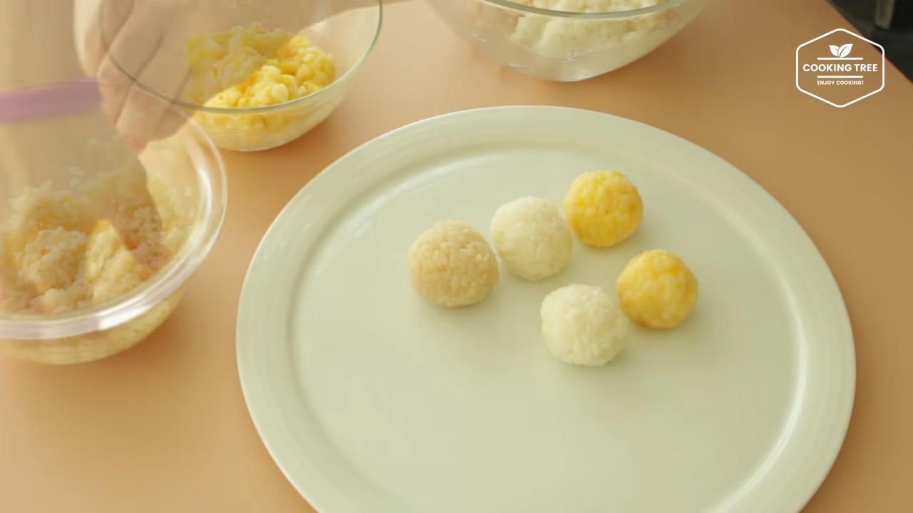 How to make Rilakkuma Rice ball Lunch Box