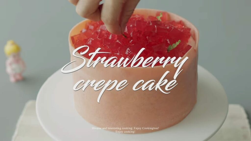 Strawberry Crepe Cake Recipe Cooking tree