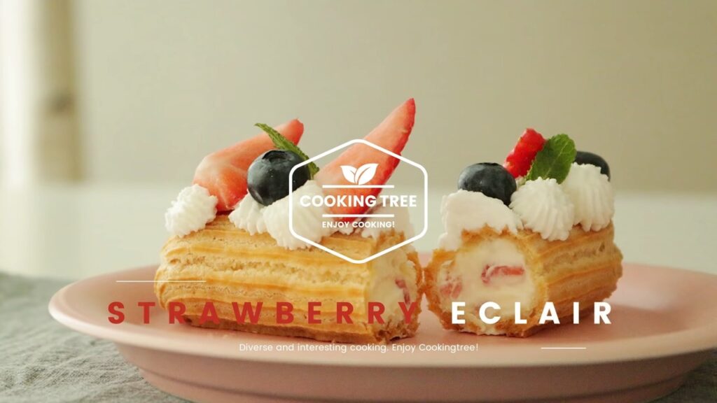Strawberry Eclair Recipe Cooking tree
