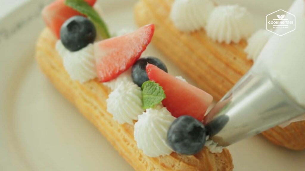 Strawberry Eclair Recipe Cooking tree