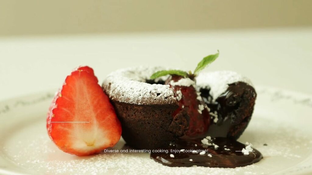 Strawberry fondant au chocolat Recipe Cooking tree