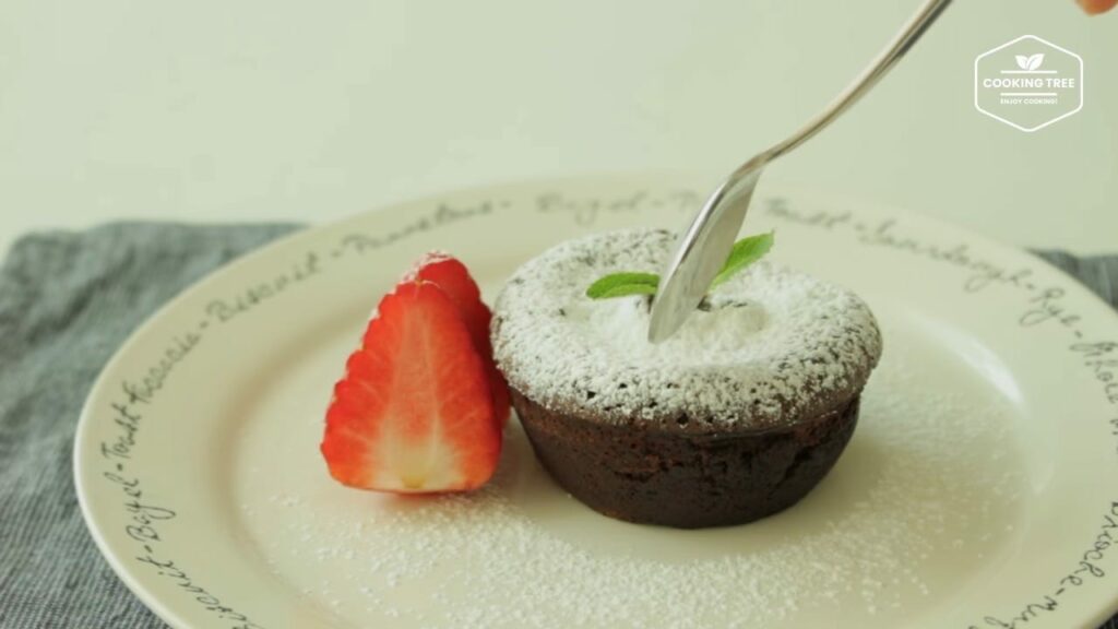 Strawberry fondant au chocolat Recipe Cooking tree