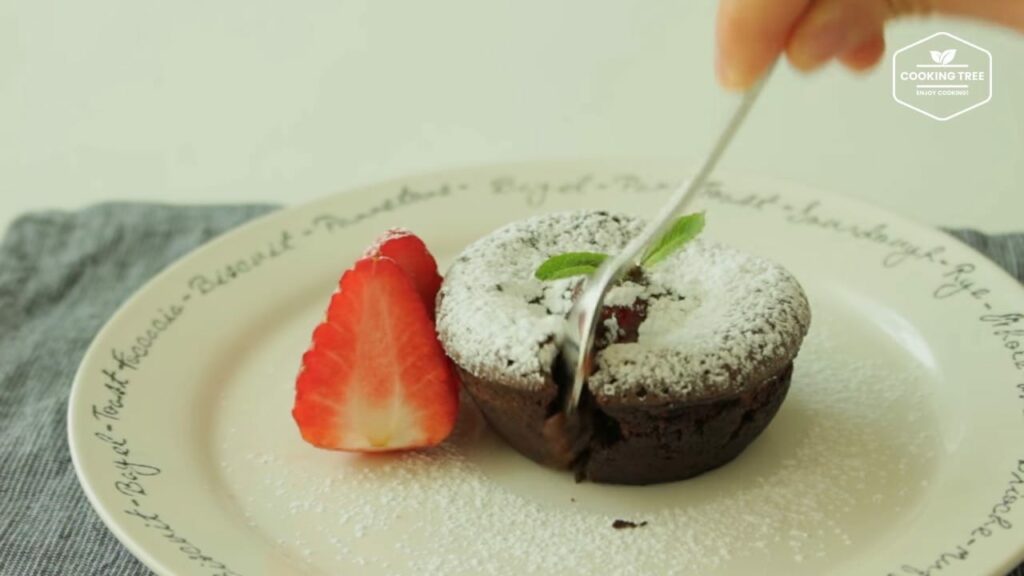 Strawberry fondant au chocolat Recipe Cooking tree