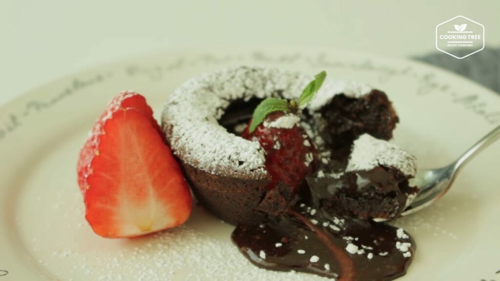 Strawberry fondant au chocolat Recipe Cooking tree