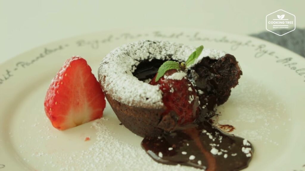 Strawberry fondant au chocolat Recipe Cooking tree