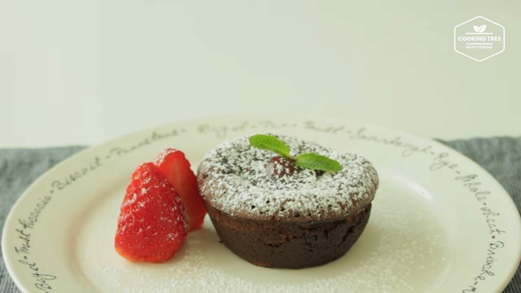 Strawberry fondant au chocolat Recipe Cooking tree