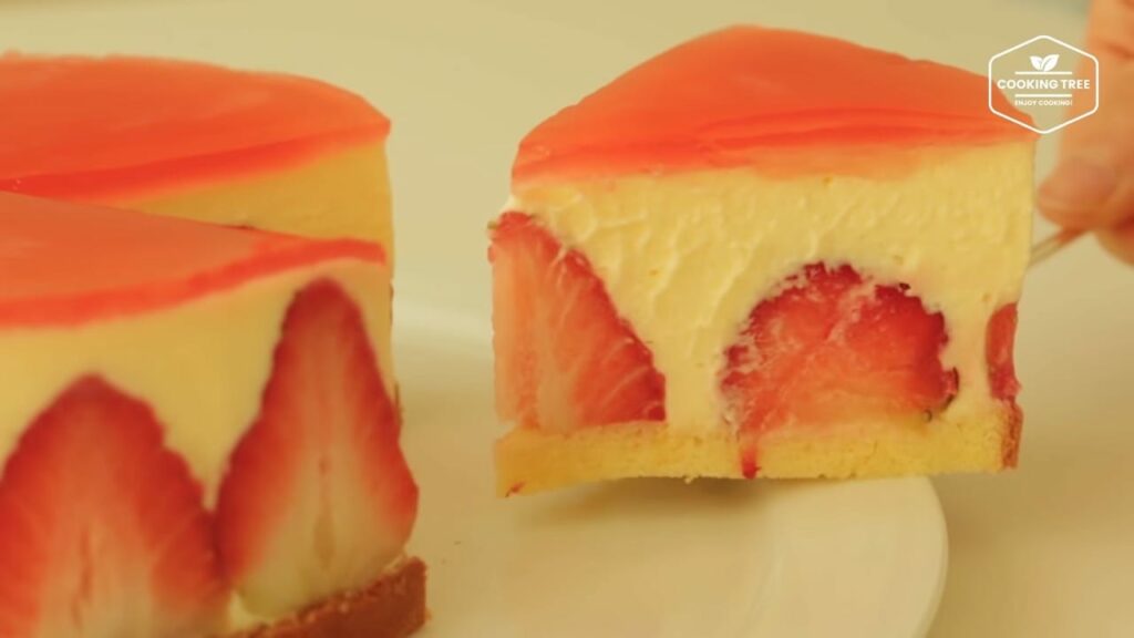 Strawberry fraisier cake Recipe Cooking tree