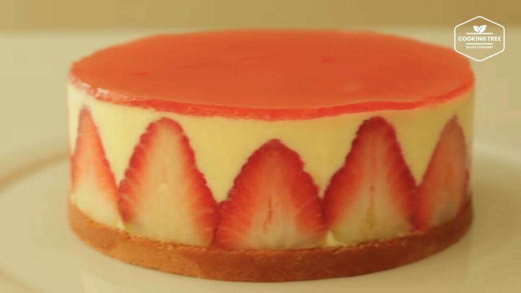 Strawberry fraisier cake Recipe Cooking tree
