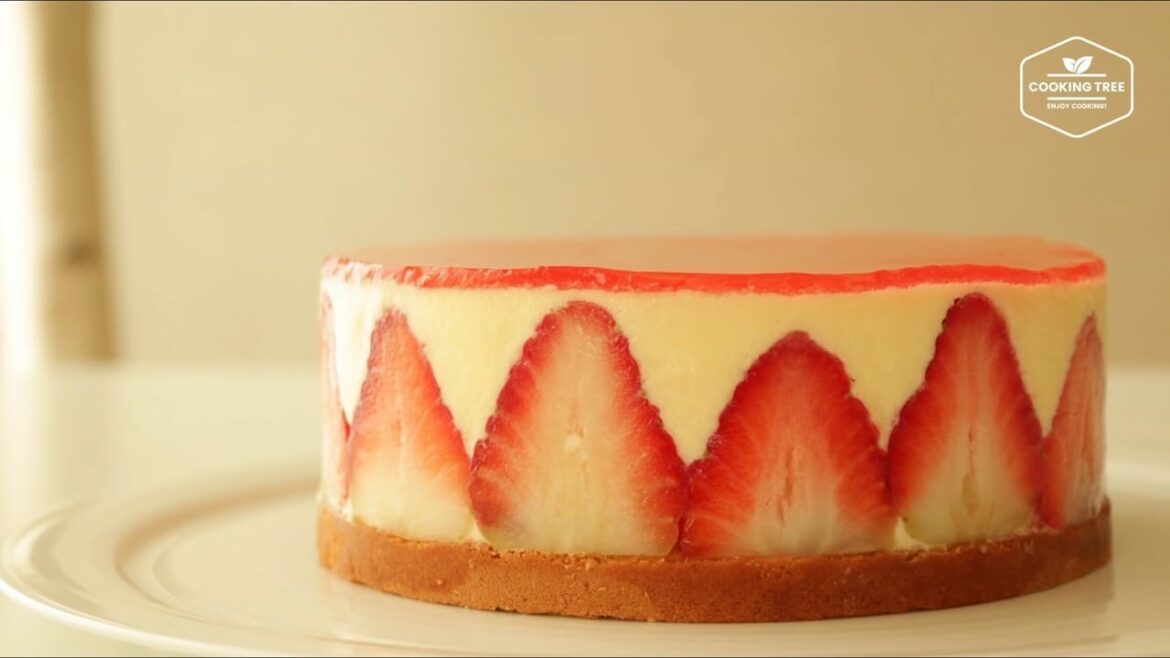 Strawberry fraisier cake Recipe Cooking tree