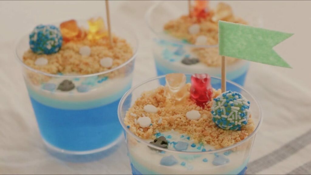 Summer Beach Jelly Cup Haribo jelly bears Cooking tree