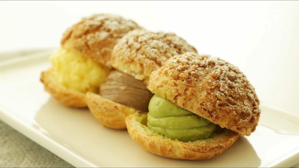 Trio Cookie Choux Cream puff Cooking tree Trio Cookie Choux Cream puff Cooking tree