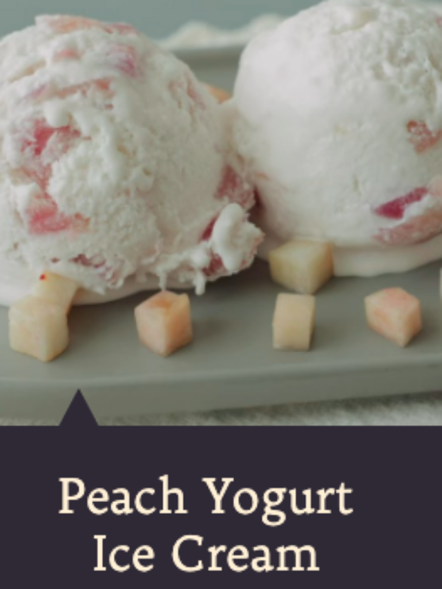 Peach Yogurt Ice Cream Recipe