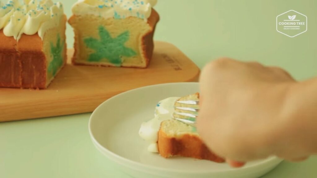snowflake Inside Pound Cake Cooking tree