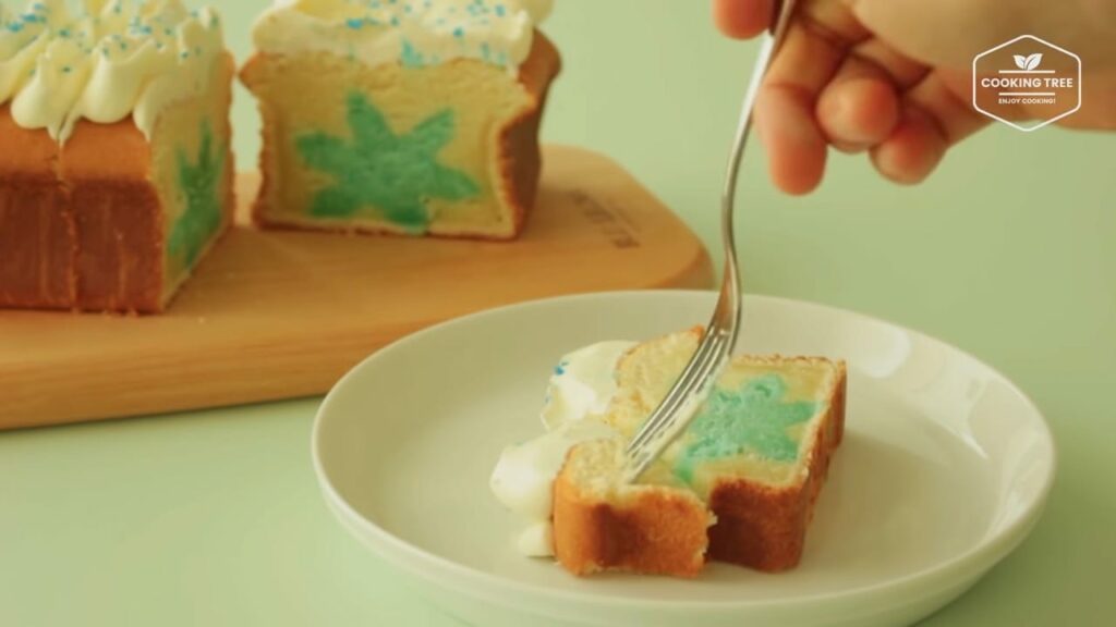 snowflake Inside Pound Cake Cooking tree