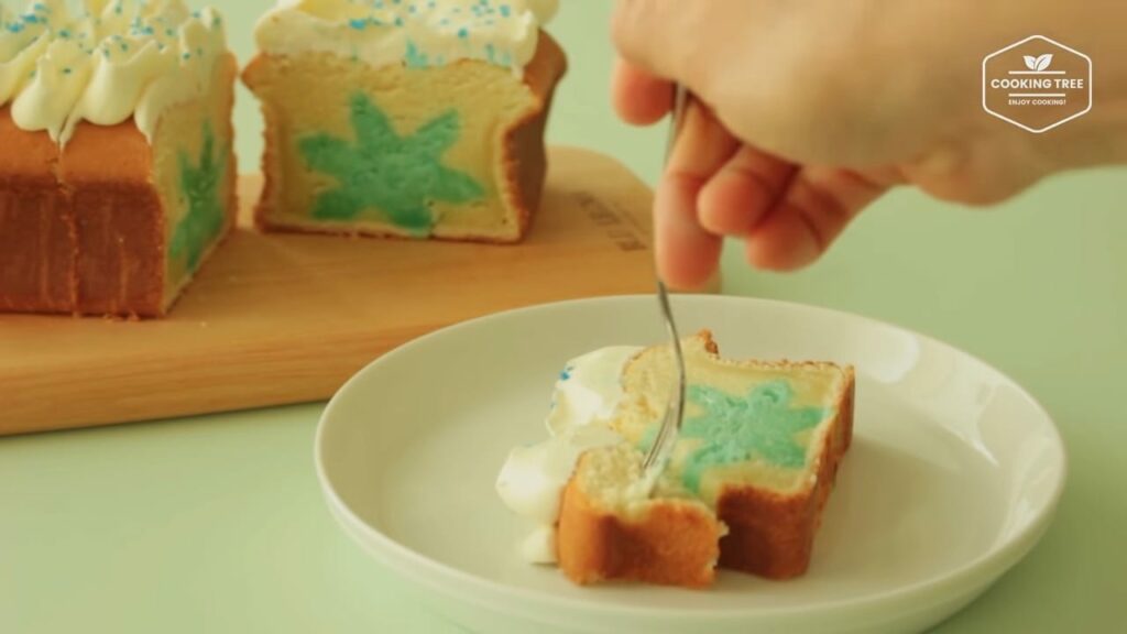 snowflake Inside Pound Cake Cooking tree