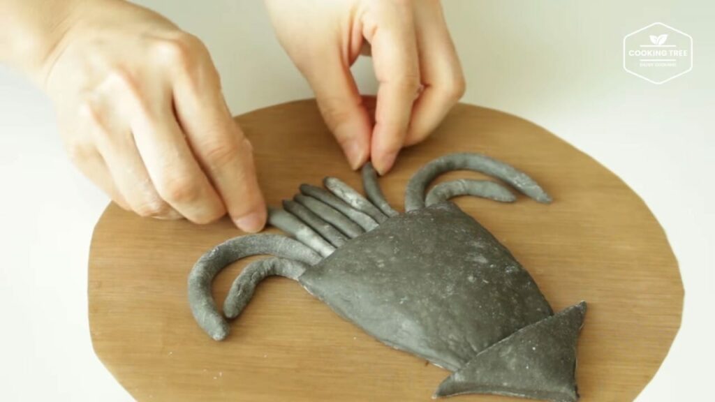 squid ink pizza bread Cooking tree