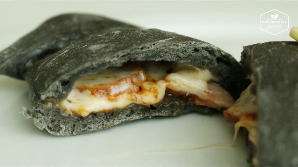 squid ink pizza bread Cooking tree