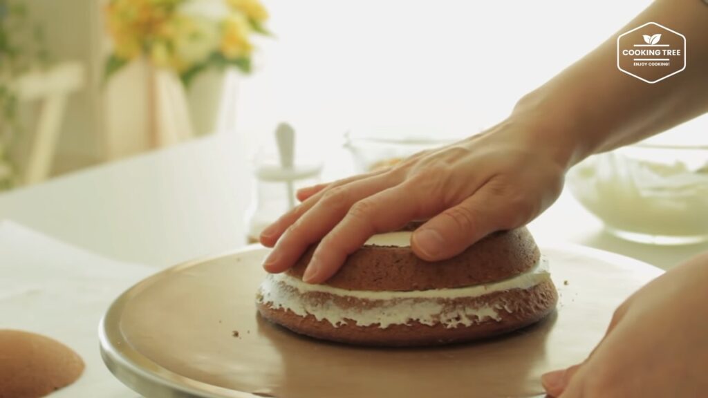 티라미수 가나슈 돔케이크 만들기 Tiramisu Ganache Dome cake Recipe ティラミスドームケーキ Cookingtree쿠킹트리 screenshot