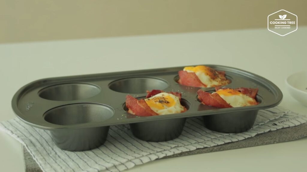 Bacon Egg Toast Cup Recipe Cooking tree